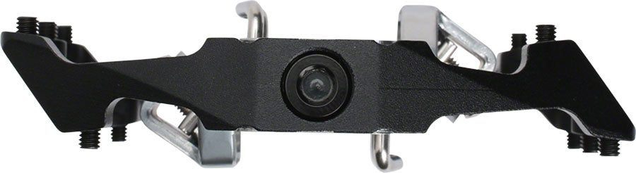 HT X2 DH Race Pedals - Dual Sided Clipless with Platform, Aluminum, 9/16", Black