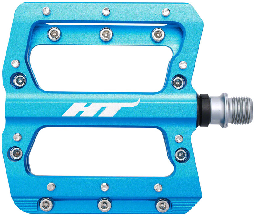 HT AN14A Nano Pedals - Platform, Aluminum, 9/16", Marine Blue