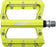 HT Components, AN14A, Nano, Platform Pedals, Body: Aluminum, Spindle: Cr-Mo, 9/16'', Green, Pair