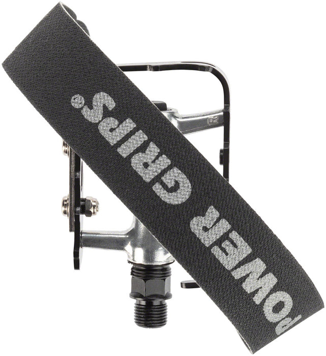 Power Grips High Performance Pedal Kit - Aluminum, 9/16", Black, XL