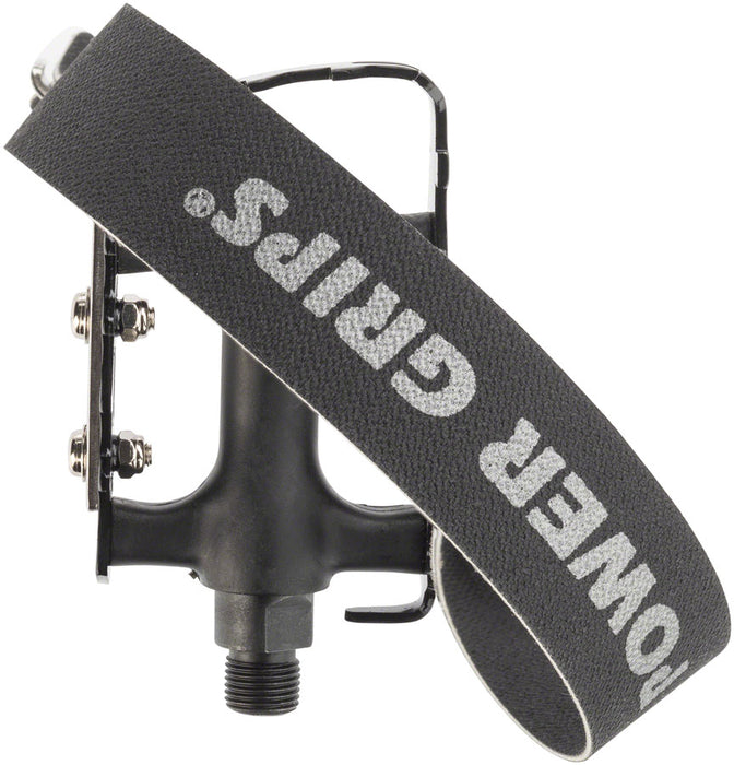 Power Grips Sport Pedal Kit - Plastic, 9/16", Black, XL