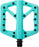 Crank Brothers Stamp 1 Small Platform Pedals, Turquoise