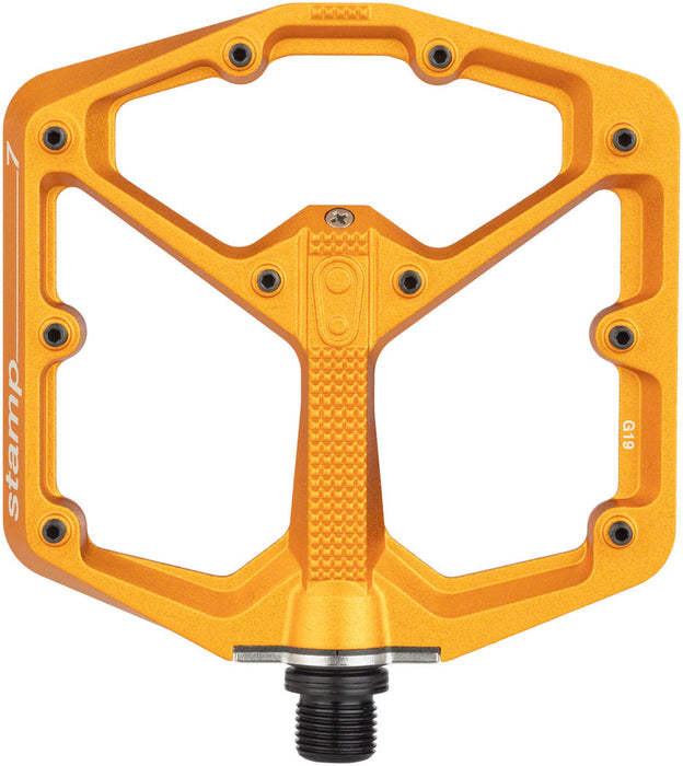 Crank Brothers Stamp 7 Large platform pedals, orange