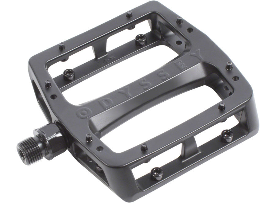 Odyssey Grandstand V2 Pedals - Platform, Aluminum, 9/16", Black