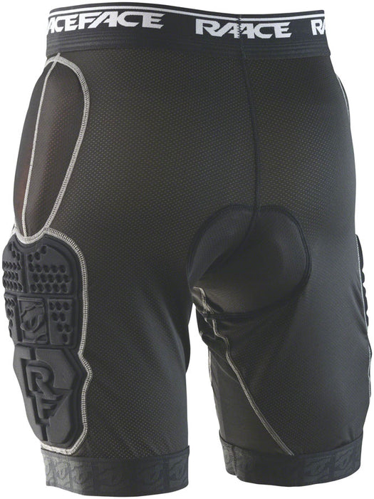 Race Face Flank Short Liner with Hip Pad - Stealth, 2XL