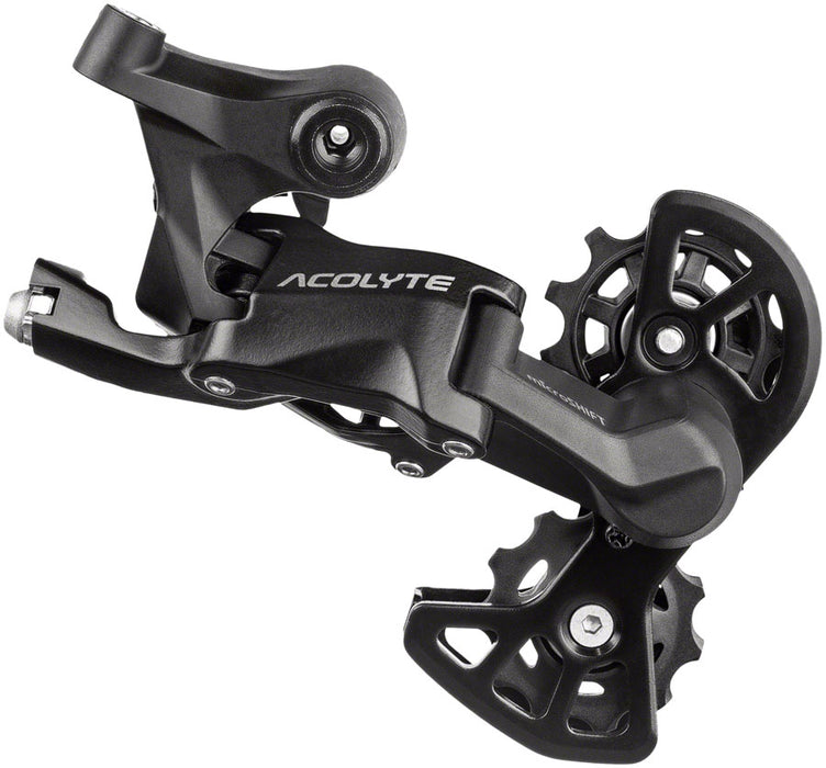 microSHIFT Acolyte Super Short Rear Derailleur - 8 Speed, Super Short Cage, Black