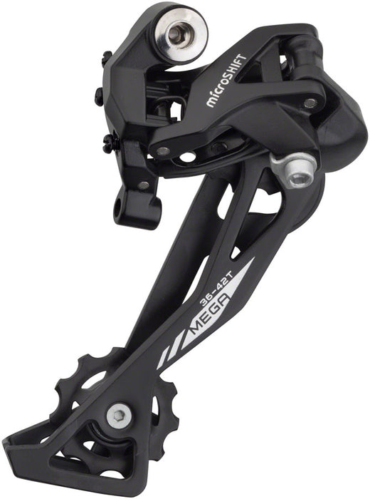 microSHIFT XLE Rear Derailleur - 10 Speed, Long Cage, Black