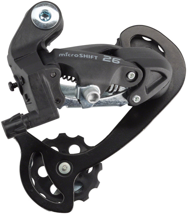 microSHIFT M26 Rear Derailleur - 7,8 Speed, Short Cage, Black