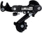 SunRace M2T Rear Derailleur - 6/7-Speed, Long Cage, Dropout Claw Hanger, Black