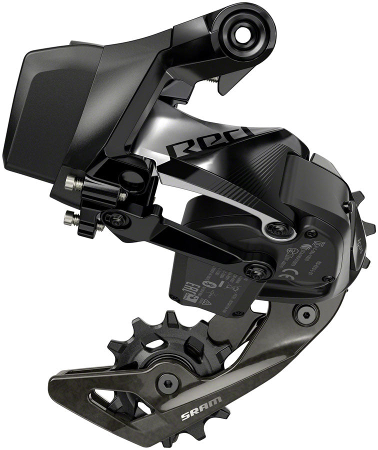 SRAM RED eTap AXS Rear Derailleur - 12-Speed, Medium Cage, 36t Max, Black, D1