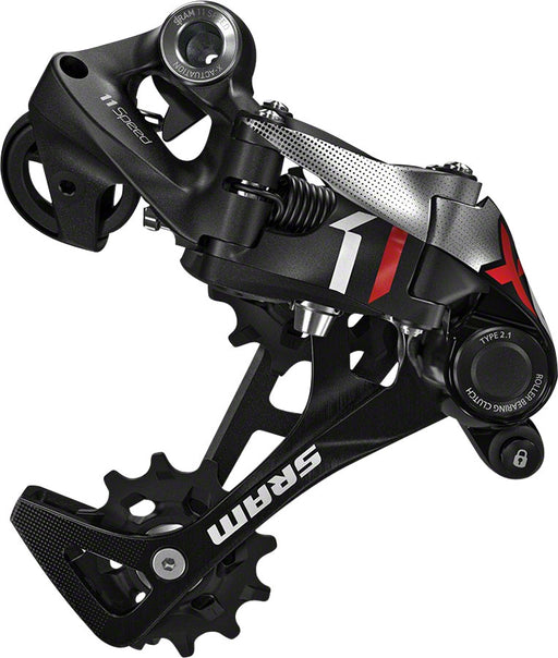 SRAM X01 Rear Derailleur - 11-Speed Medium Cage Black/Red