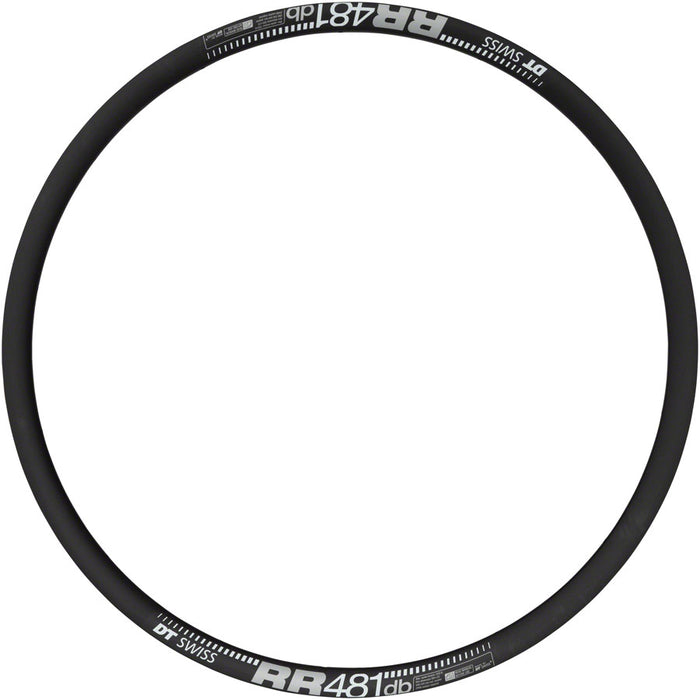 DT-Swiss RR 481 Tubeless Ready 700c Disc Rim, 32h - Blk