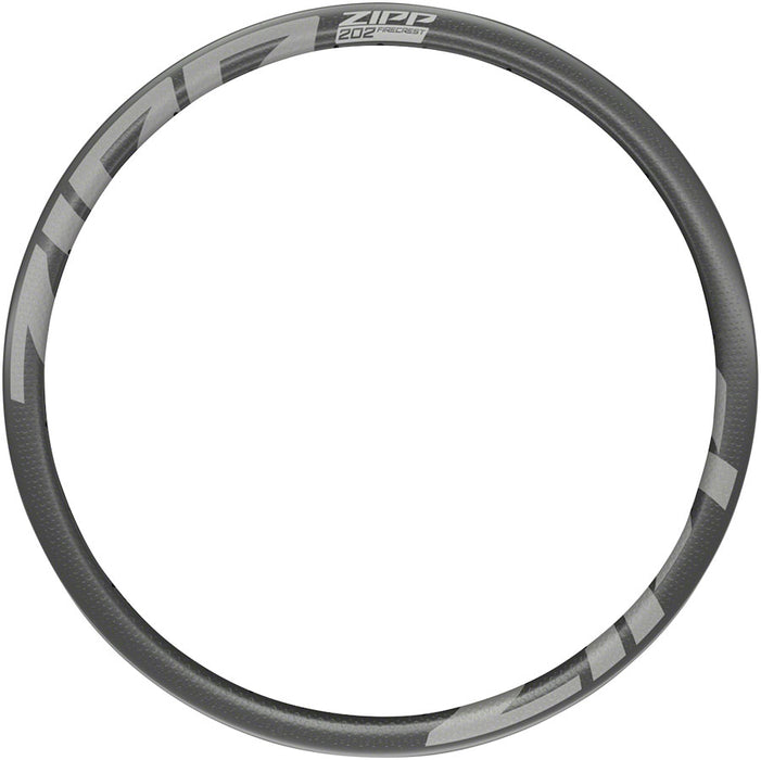 Zipp Speed Weaponry 202 Firecrest Carbon Rim - 700, Disc Brake, Matte Carbon, 24H, Front/Rear