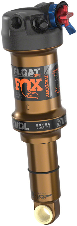 FOX FLOAT DPS Factory Rear Shock - Trunnion Metric, 165 x 40 mm, EVOL SV, 3-Position Lever, Kashima Coat