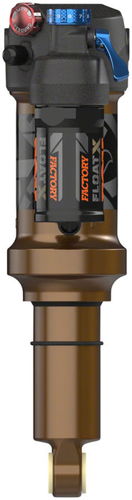 FOX FLOAT X Factory Rear Shock - Trunnion Metric, 185 x 52.5 mm, EVOL LV, 2-Position Lever, Kashima Coat