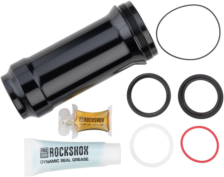 RockShox Rear Shock Air Can Assembly - DebonAir V2, 165/190 x 37.5-45mm, Deluxe/Super Deluxe A1-B2 (2017+), Black