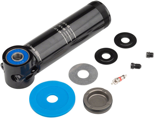 RockShox Damper Body/IFP - Bearing Eyelet, 57.5mm stroke (65mm plus 7.5mm Travel Spacer), Deluxe (A1), Super Deluxe (A1), Fast Black