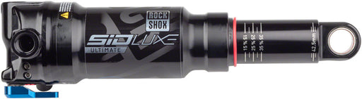 RockShox SIDLuxe Ultimate RL Rear Shock - 165 x 42.5mm, SoloAir, 1 Token, Medium Reb/Comp, 420lb Lockout Force, Trunnion Standard, A1