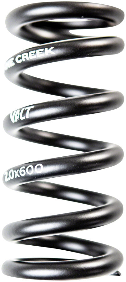 Cane Creek VALT Lightweight Steel Spring for Coil Shock - 2.00"/51mm x 600lbs, Black