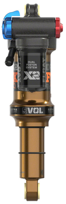 FOX FLOAT DPX2 Factory Rear Shock - Standard, 8.5  x 2.5", EVOL LV, 3-Position Lever, Kashima Coat