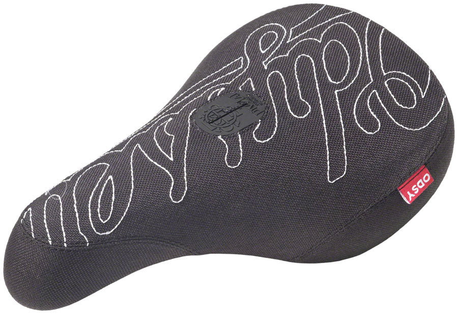 Odyssey Big-Stitch BMX Seat - Pivotal, Black/White, Fat