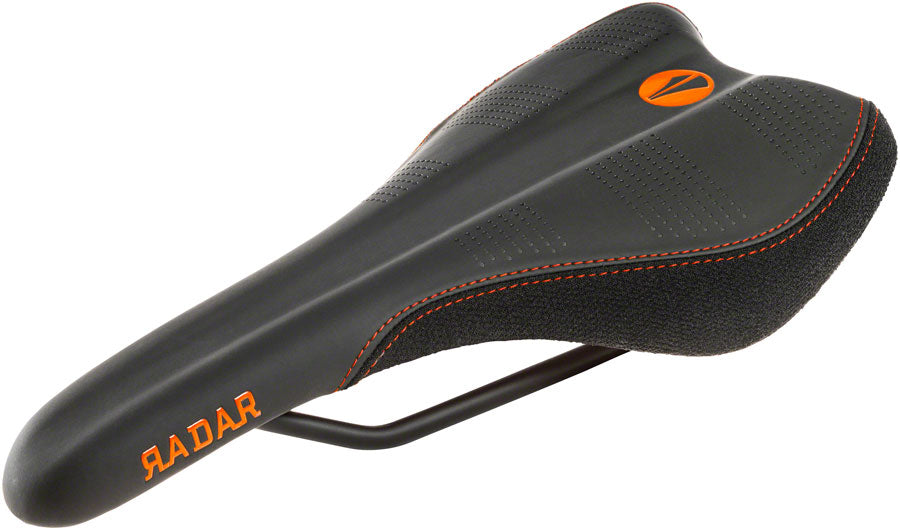 SDG Radar Mtn Saddle, Ti-Alloy Rails - Orange/Black