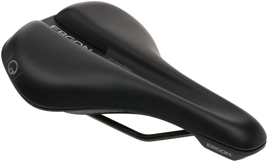 Ergon ST Core Prime Saddle -Black/Gray, Mens, Small/Medium