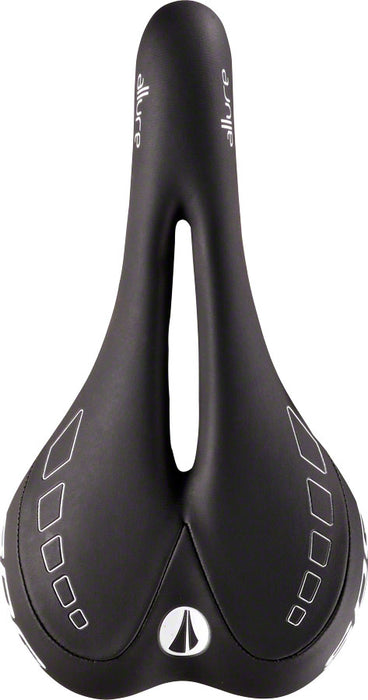 SDG Allure saddle, ti-alloy rail - black/white