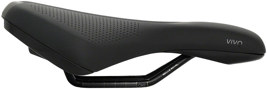 Selle Royal Vivo Reflective Saddle - Athletic, Black, Unisex