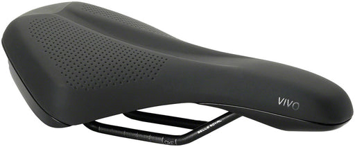 Selle Royal Vivo Reflective Saddle - Athletic, Black, Unisex