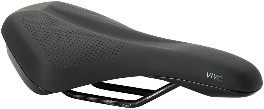 Selle Royal Vivo Reflective Saddle - Athletic, Black, Unisex