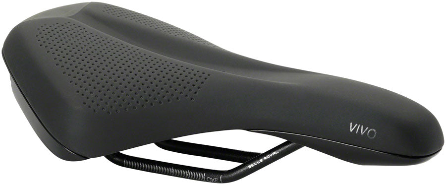 Selle Royal Vivo Reflective Saddle - Moderate, Black, Men's