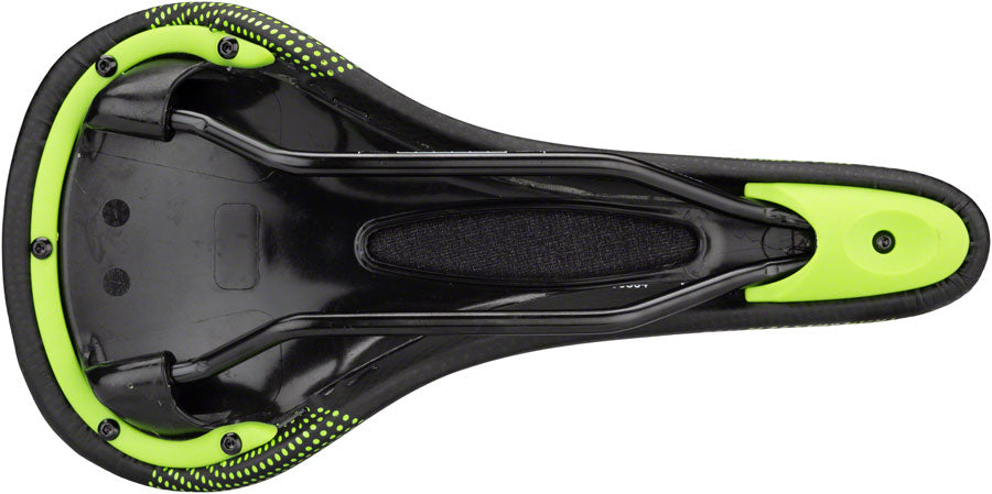 Chromag Trailmaster DT Saddle - Chromoly, Black/Green