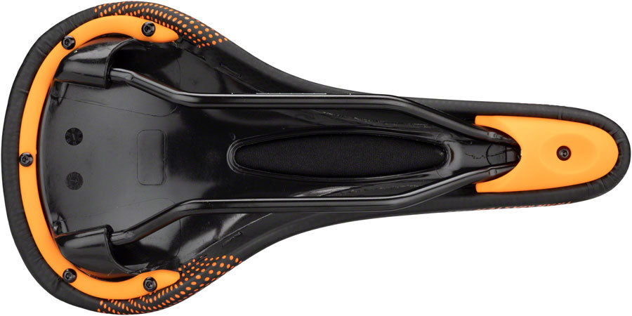 Chromag Trailmaster DT Saddle - Chromoly, Black/Orange