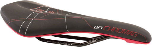 Chromag Lift Saddle, Synth Top, CrMo Rails - Black/Red