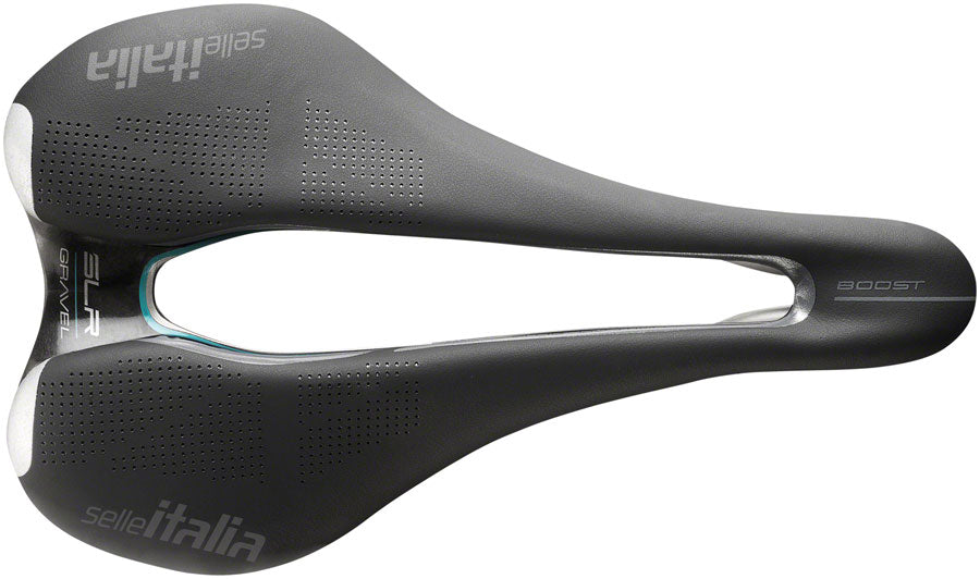 Selle Italia SLR Boost Gravel Superflow Saddle - Titanium, Black, S3