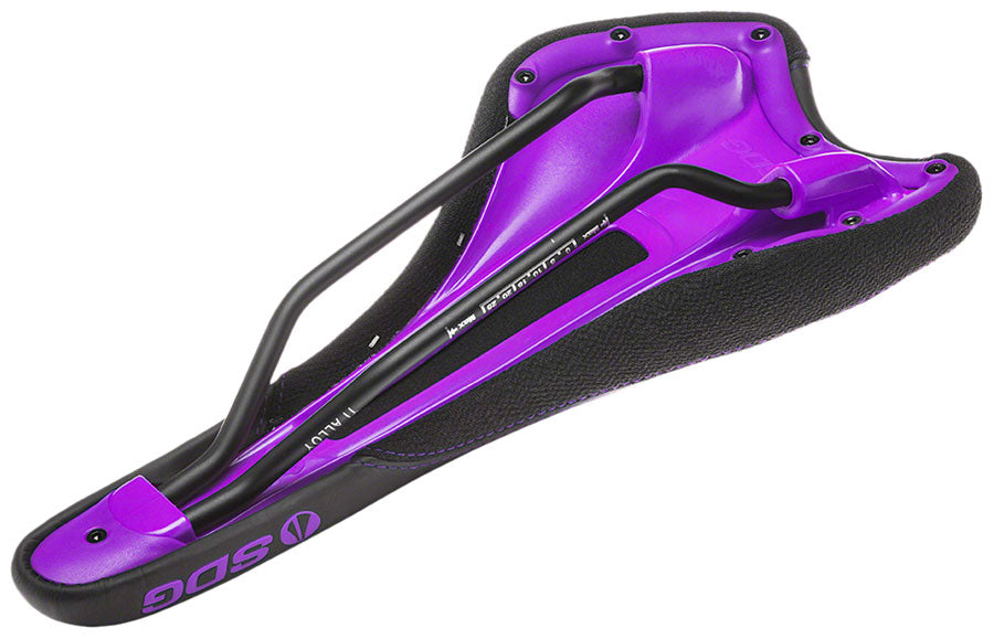 SDG Radar Mtn Saddle, Ti-Alloy Rails - Purple/Black