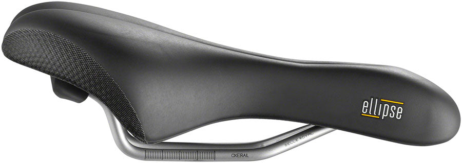 Selle Royal Ellipse Saddle - Steel, Black, Athletic