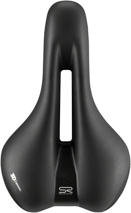 Selle Royal Ellipse Saddle - Steel, Black, Athletic
