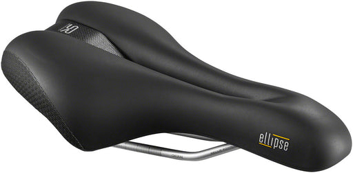 Selle Royal Ellipse Saddle - Steel, Black, Athletic