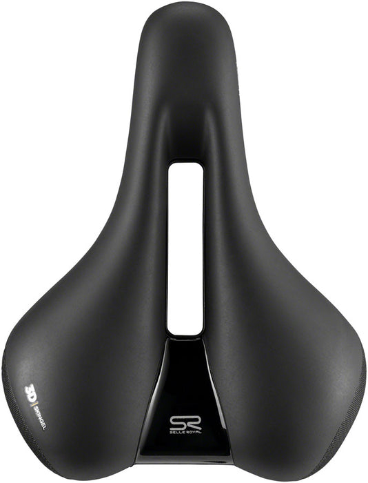 Selle Royal Ellipse Saddle - Steel, Black, Women's