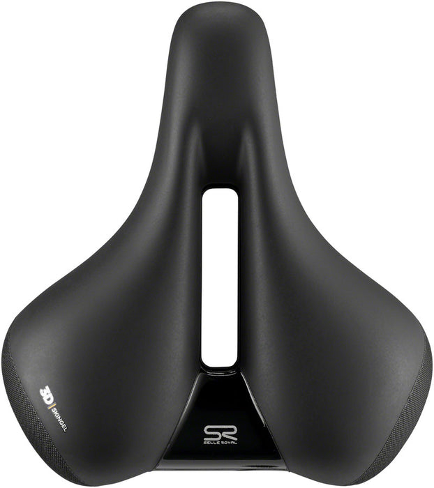 Selle Royal Ellipse Saddle - Steel, Black, Relaxed