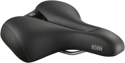 Selle Royal Ellipse Saddle - Steel, Black, Relaxed