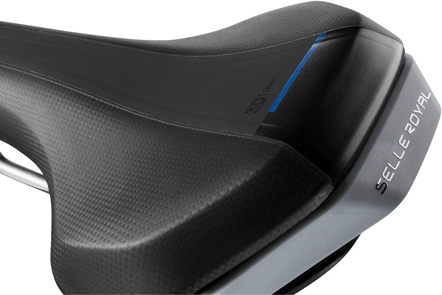 Selle Royal E-Zone Saddle - Steel, Black