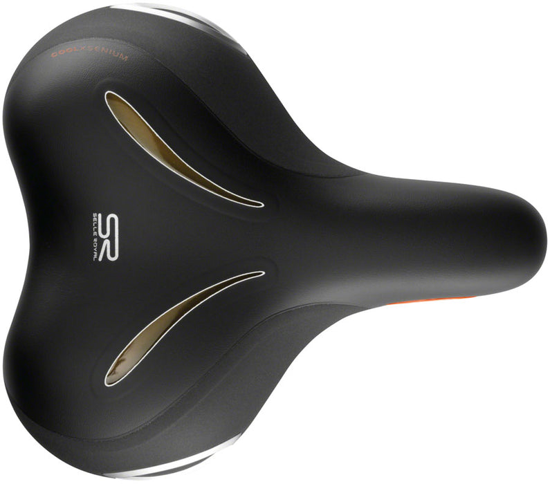 Selle Royal Lookin Saddle - Steel, Black, Basic Relaxed