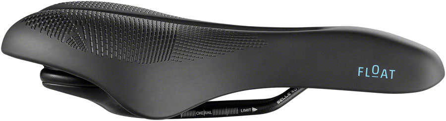 Selle Royal Float Saddle - Steel, Black, Moderate, Men's