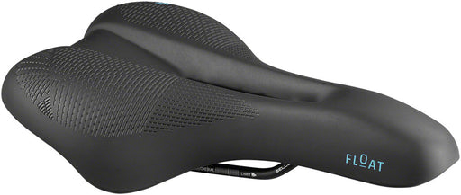 Selle Royal Float Saddle - Steel, Black, Moderate, Men's
