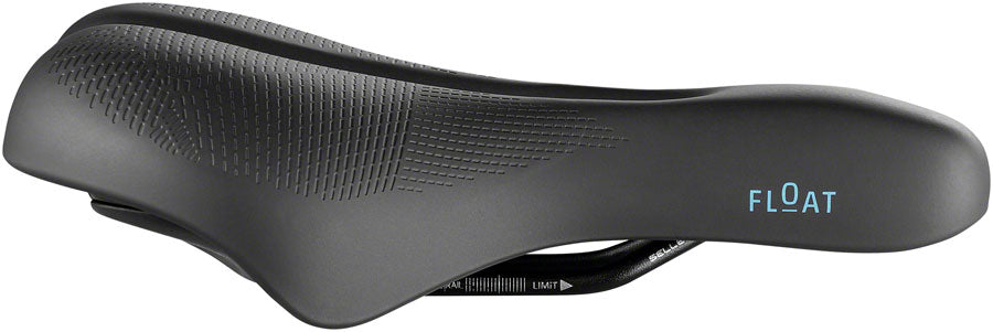 Selle Royal Float Saddle - Steel, Black, Moderate, Women's