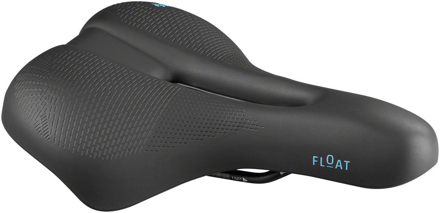 Selle Royal Float Saddle - Steel, Black, Moderate, Women's