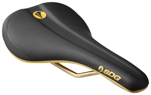 SDG Bel-Air V3 Saddle - PVD Coated Lux-Alloy, Black/Gold, Sonic Welded Sides, Limted Edition Galaxic